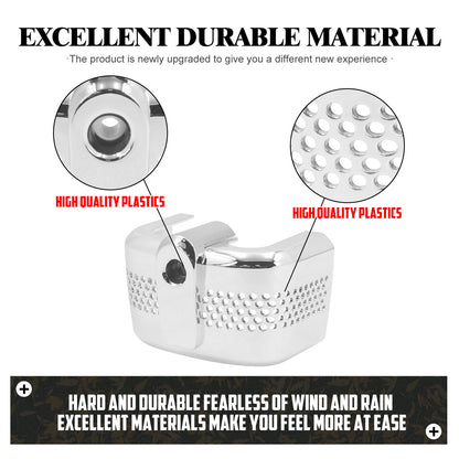 ya 5 8.7 Chrome ABS Plastic Coil Cover for Harley Softail Breakout Street Fat Bob 18-2024