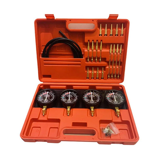 ya 26 Professio l Universal Car Fuel Vacuum Carburetor Synchronizer Set 4 Gauges