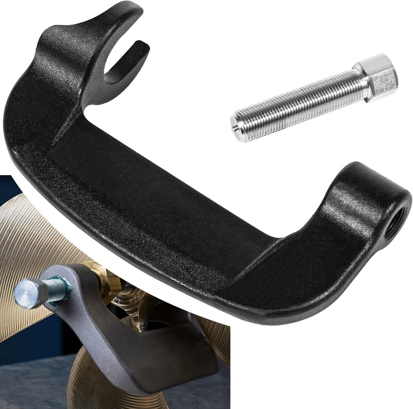 ya 1 7.7 Onboard Prop Puller for Ski and Wakeboard Pr for Opel lers for 3/4 to 1-1/8 Shafts Black