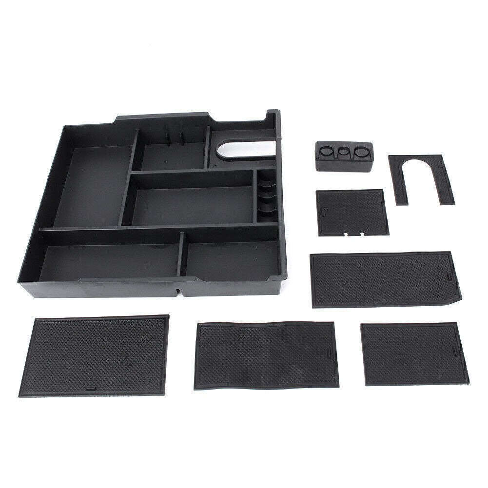 ya 5 8.7 Car Center Console Storage Box or Coin Holder Container Fit for Toyota Tundra 14-18