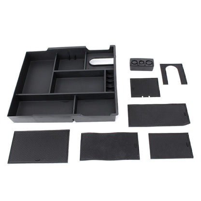 ya 5 8.7 Car Center Console Storage Box or Coin Holder Container Fit for Toyota Tundra 14-18