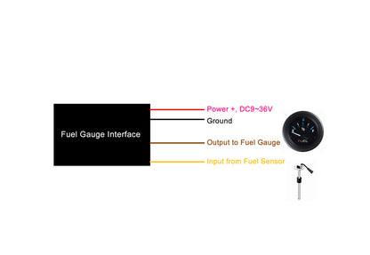 ya 5 8.7 Car Fuel Gauge Interface Module Ohm Range Converter for Fuel Gauges Ohm Range
