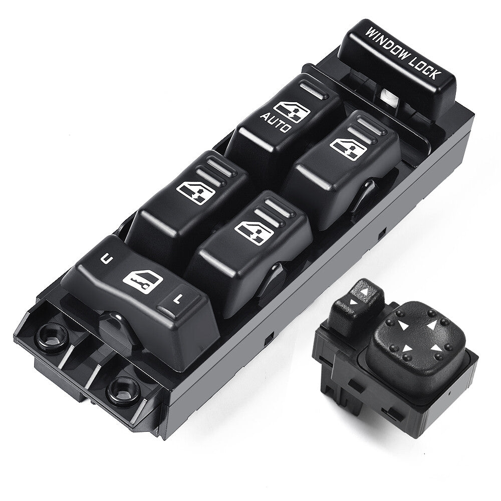ya 13 Kit Power Window Switch Front Driver Left Side Black for Chevy Avalanche LH