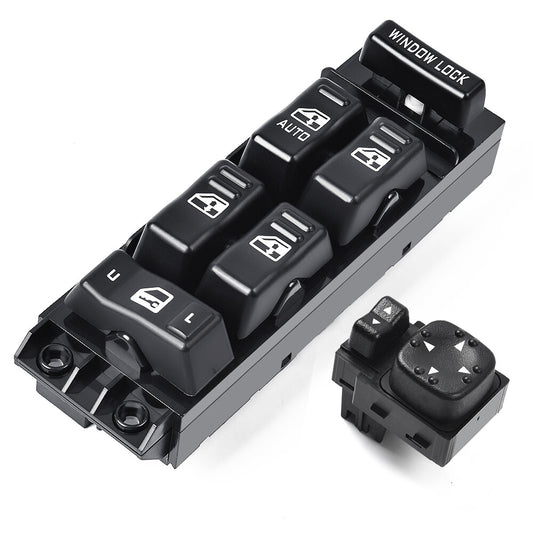 ya 13 Kit Power Window Switch Front Driver Left Side Black for Chevy Avalanche LH