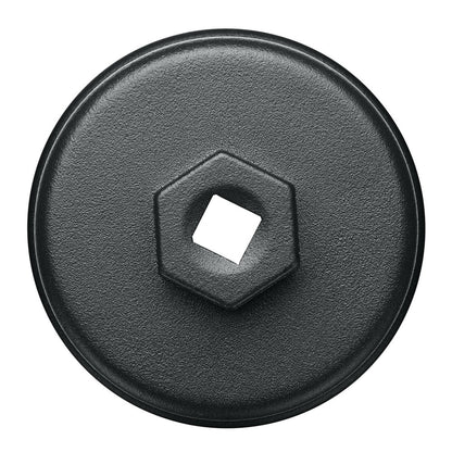 ya 5 8.7 Professional Aluminum Alloy Oil Filter Wrench Oil Filter Housings (Black)