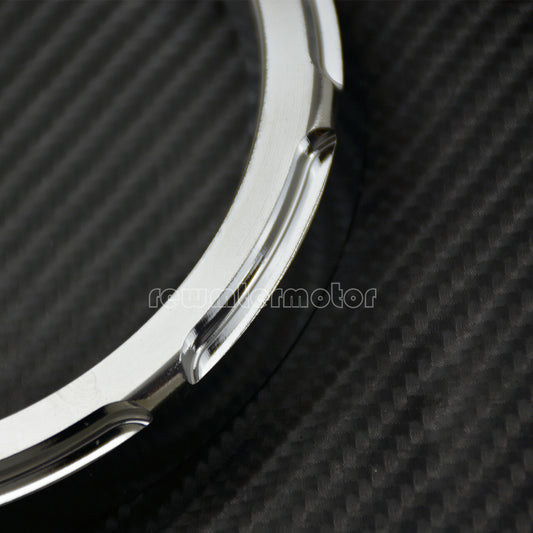 ya 2 6.29 2 Gauge 4 Speedometer Burst Bezel Fit for Harley Touring Trike Chrome 96-2013