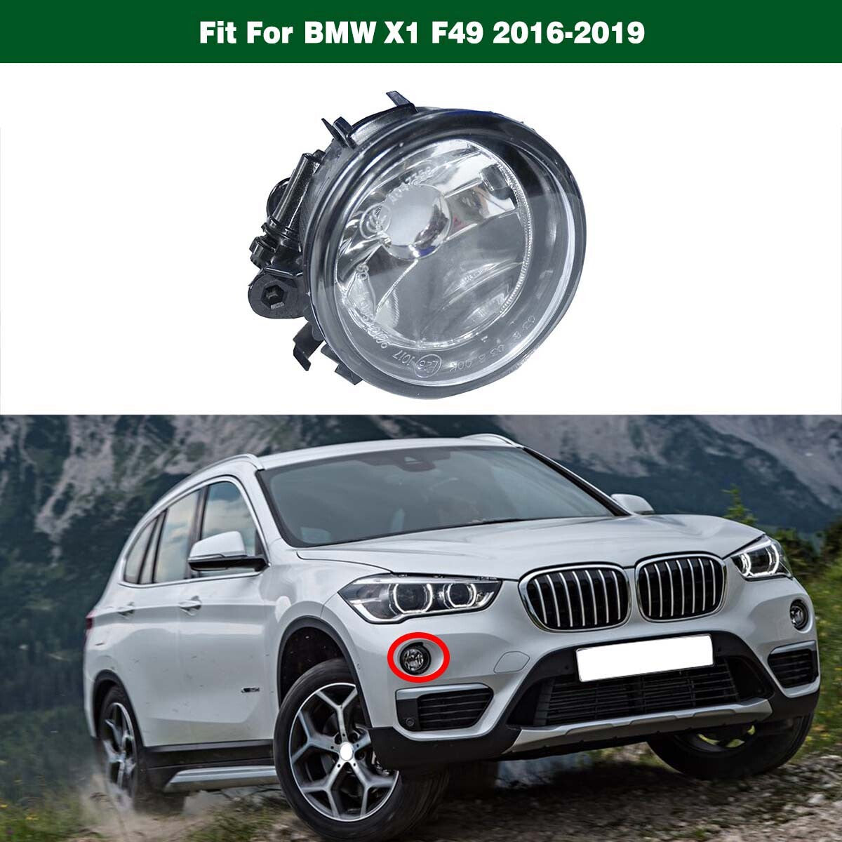ya 1 8.12 baidi LED Right Fog Lights Fog Lamp For X3 F25 X1 X4 2011 2012 2013 2014 2015 2016