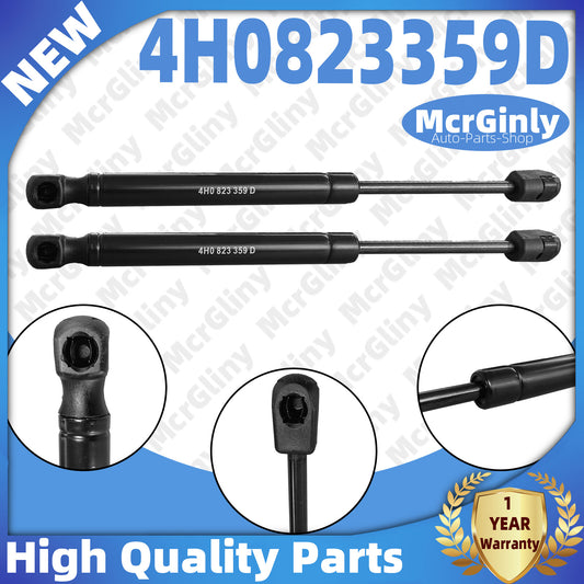 ya 1 7.3 2x Front Hood Lift Supports for Audi S8/A8 Quattro 2010-17 4H0823359D 4H0823359E