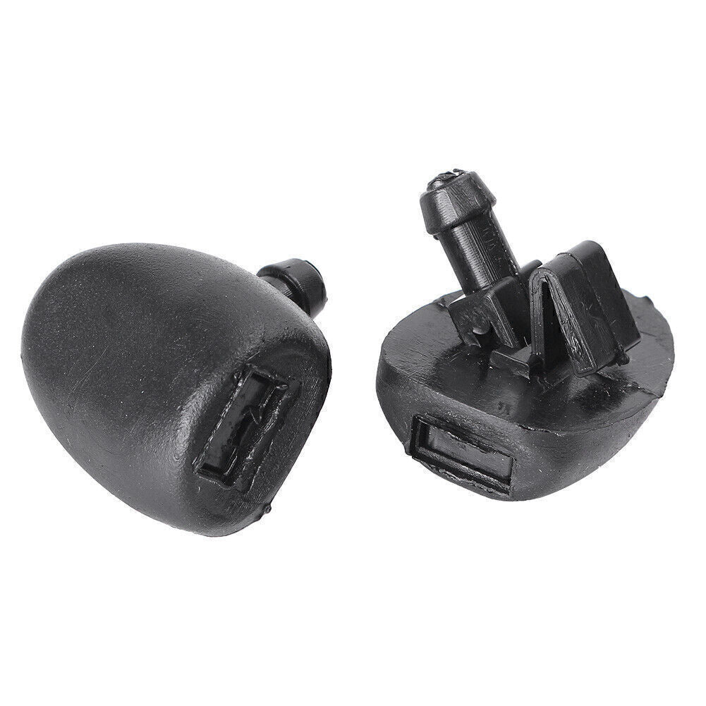 ya 5 8.7 2 Pieces Front Windshield Washer Nozzle Fits for Peugeot 206 for Citroen C2 Black ABS