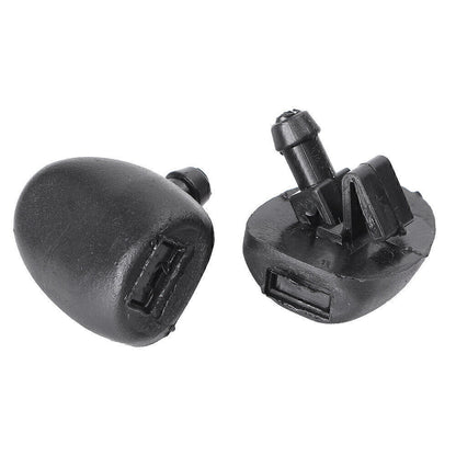 ya 5 8.7 2 Pieces Front Windshield Washer Nozzle Fits for Peugeot 206 for Citroen C2 Black ABS