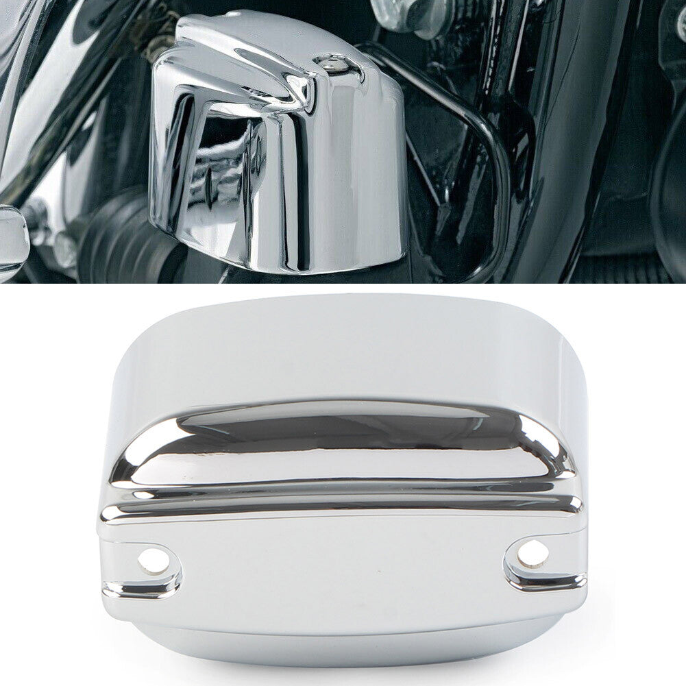 ya 5 8.7 Rear Brake Master Cylinder Cover for Harley Touring Electra Glide 1999-07 Chrome