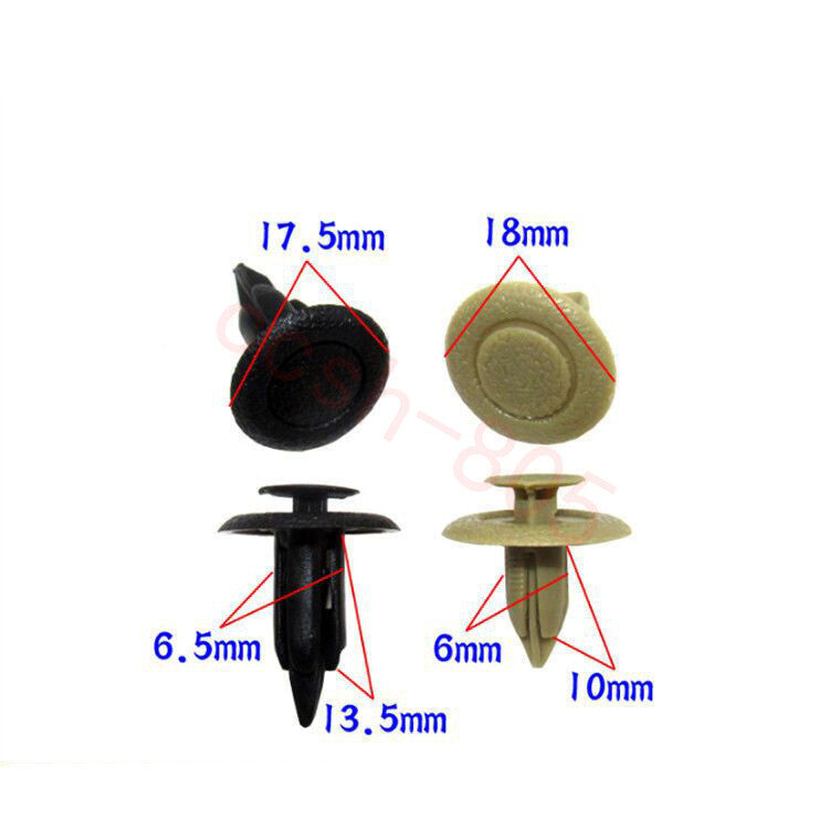 ya 5 8.7 10Pcs Car Roof Door Pillar Trunk Carpet Interior Lining Retainer Clips for Mazda
