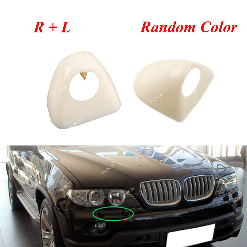 ya 13 5.27.2 for BMW for X5 E53 03-06 Unprimed Headlight Washer Cover Cap L+R Set 61677145235 /6