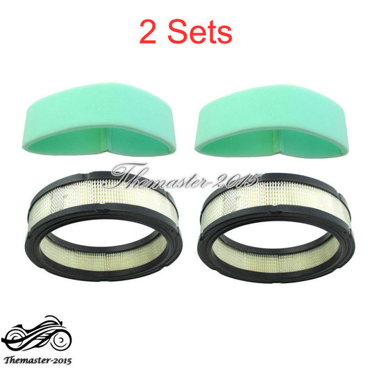 ya 28 2x Air Filter Set For Onan 140-2628 140-2522 NHA NHB NHC T26 16HP-18 HP Engines
