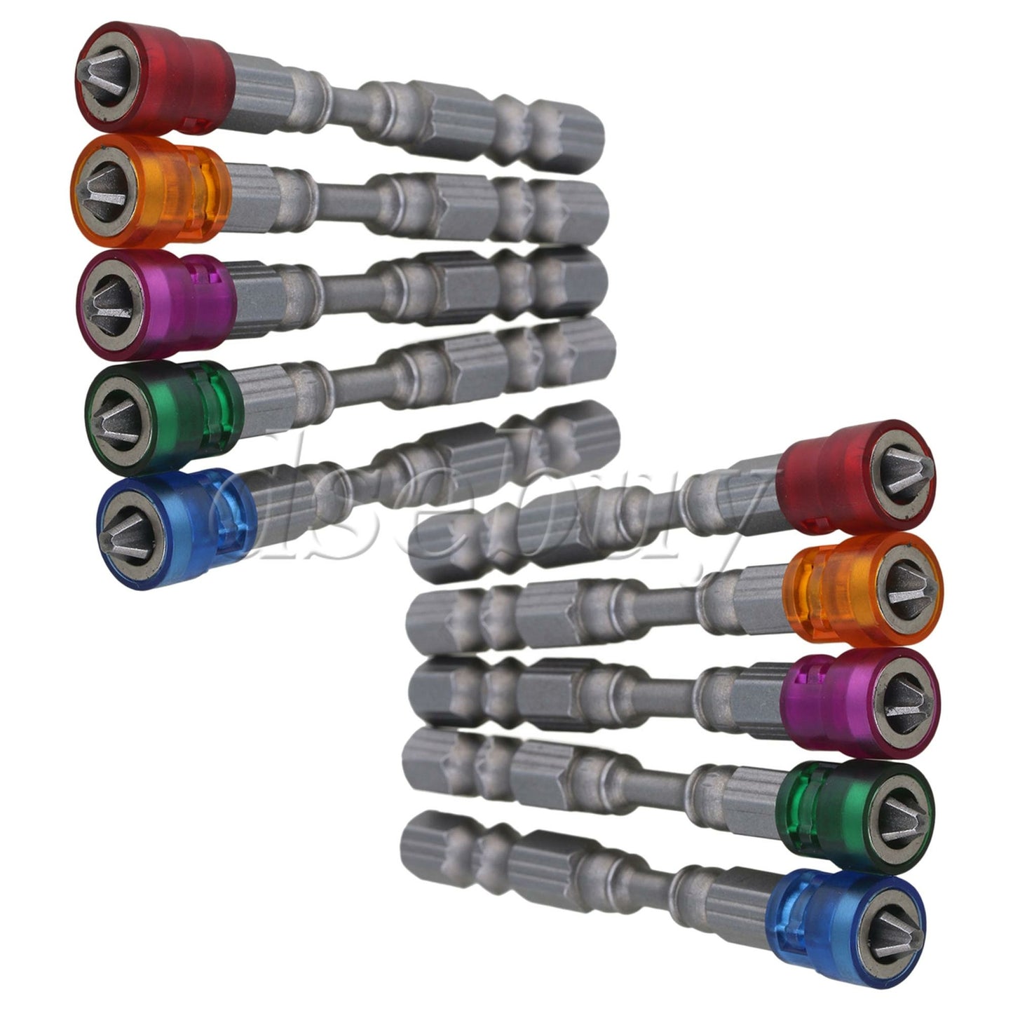 ya 26 10 Pieces PH2 Magnetic Phillips Cross Screwdriver Bits 1/4 Power Driver Bits