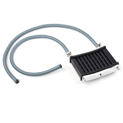 ya 5 8.7 Motorcycle Engine Oil Cooler Cooling Radiator Kit for 125CC 140CC 150CC Black