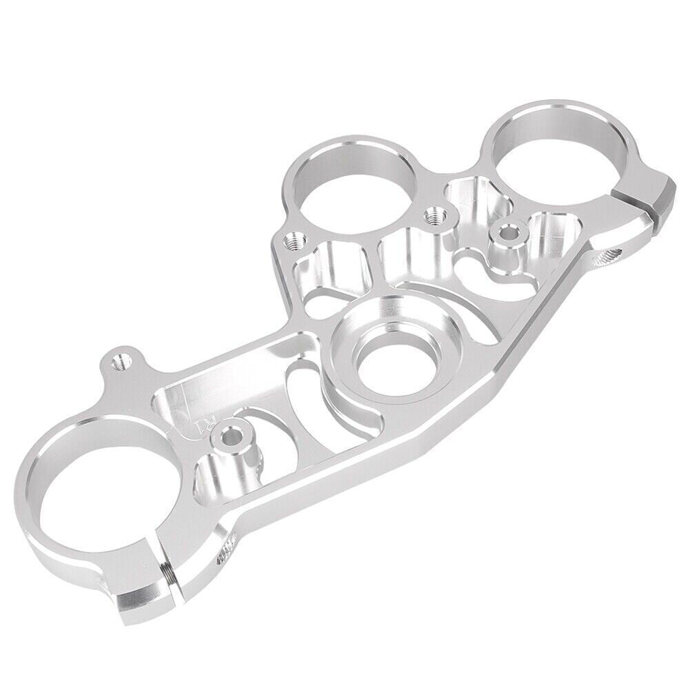 ya 5 8.7 1PC Triple Tree Front Upper Top Clamp for Yamaha YZF R1 2004 2005 2006 Silver