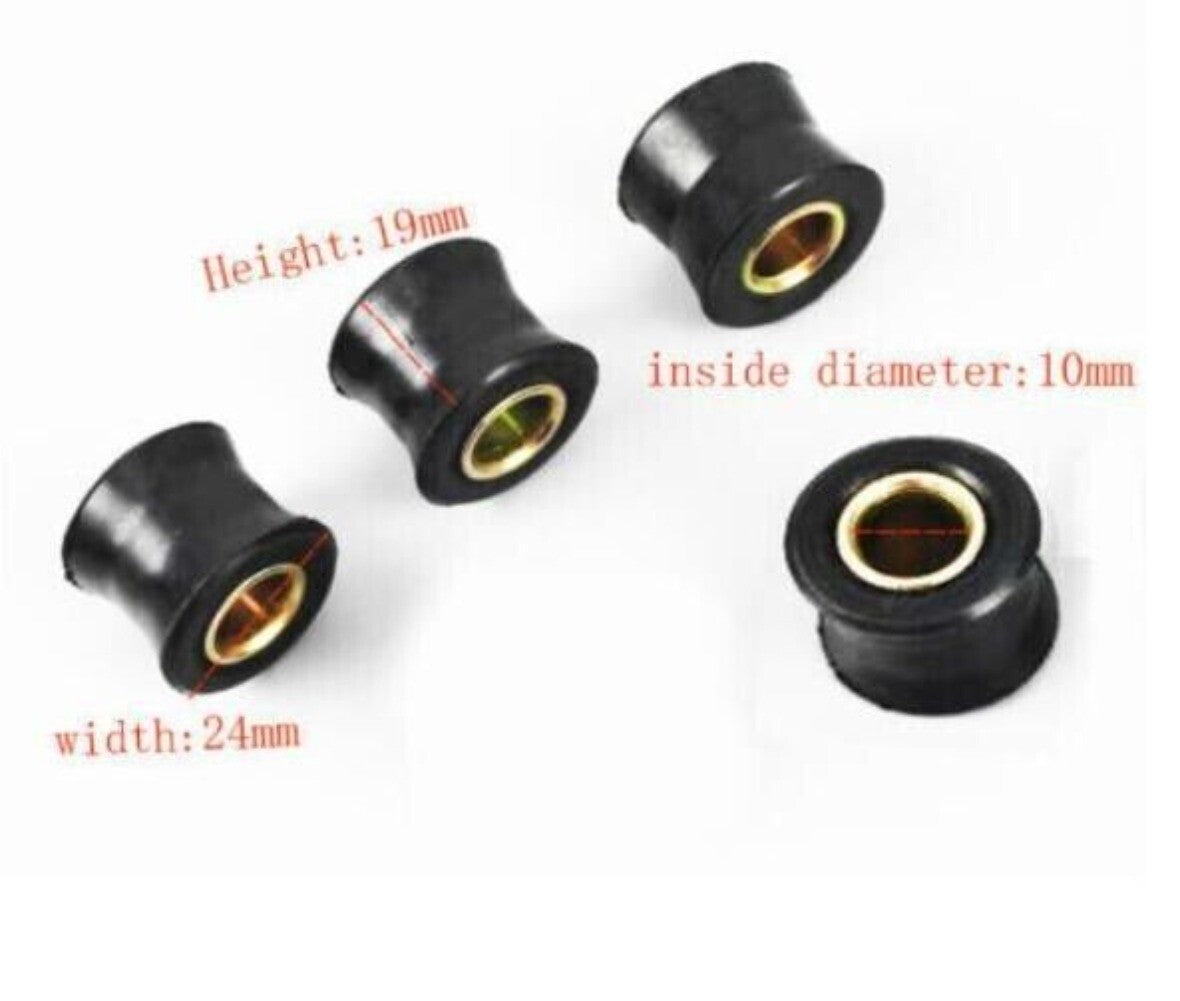 ya 5 8.7 2PC Motorcycle Rear Shock Absorber Rubber Bush Ring Bike Spare Part 10mm