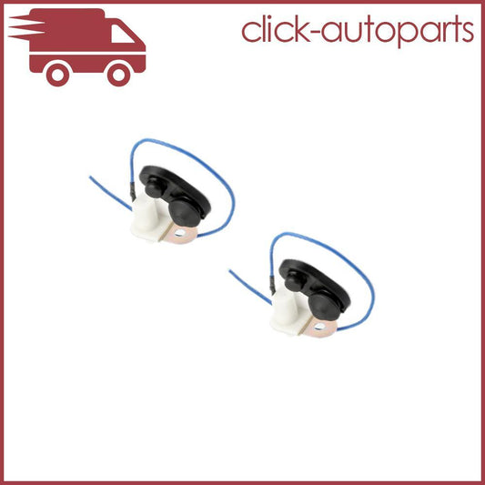ya 13 Set of 2 Black Universal Auto Interior Parts Car Door Light Lamp Switch Button