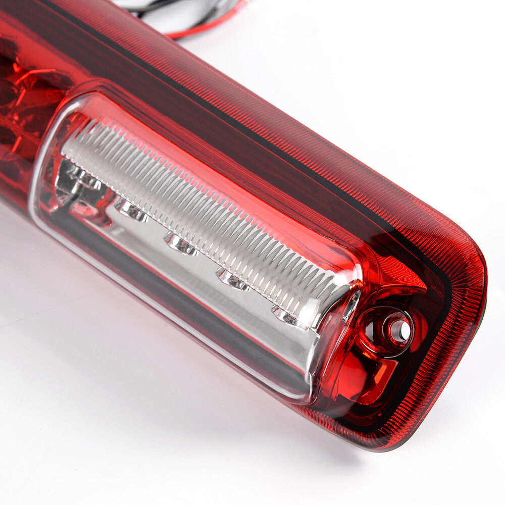 ya 1 8.5.4 Fit For 1999-2006 Silverado for Sierra Clear/Red Lens LED 3rd Brake Light Cargo Lamp