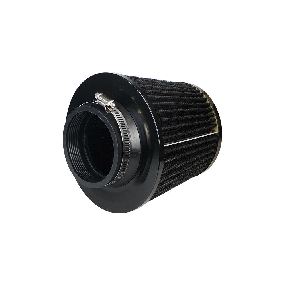 ya 12 5.22 1Pc 3 76mm Inlet Cold Air Intake Cone Replacement Quality Dry Air Filter Black