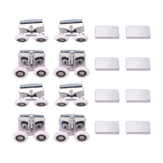 ya 14 Replacement 8PCS Shower S n Door Rollers Runners for Top and Bottom Use