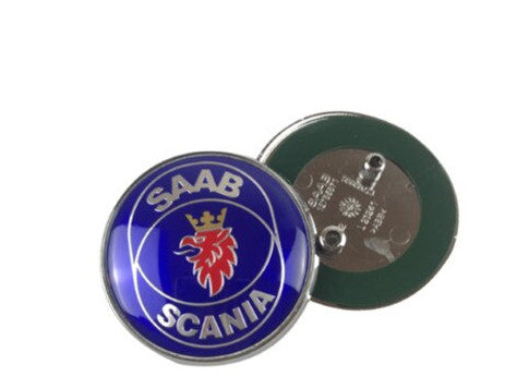 ya 3 6.25.2 1pc 68mm for Saab for Scania Blue Back Rear Trunk Emblem Badge Decal 9-3 9-5 93 95