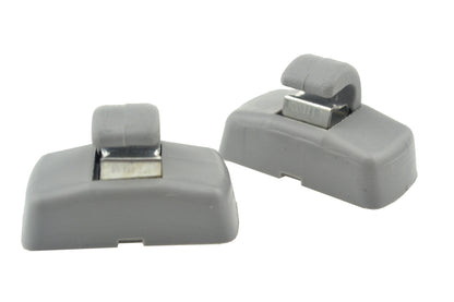 ya 5 8.7 New 2 Pcs for VW for Jetta Beetle Eos for Golf for Passat Grey Sun Visor Clips 3B0857561B