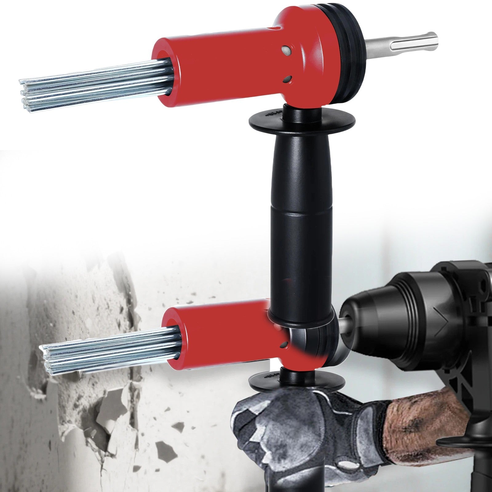 ya 25 SDS Shank Electric Needle Scaler Adapter Rust Remover Concrete Drilling