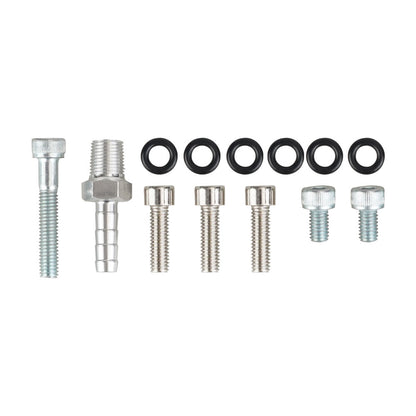ya 5 8.7 LS Coolant/Steam Port Crossover Hose Kit LS Throttle Body Bypass Hose Silver
