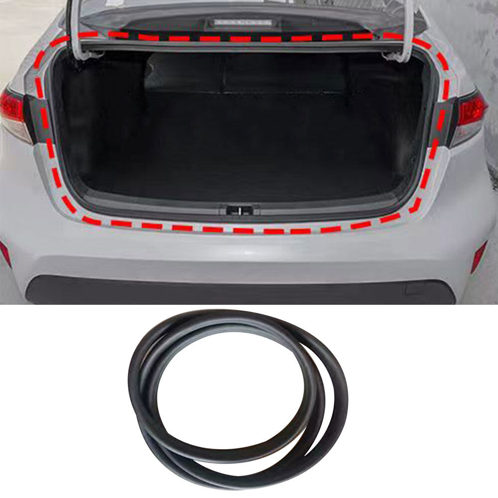 ya 6 6.12 Fit 09-13 for Toyota for COROLLA Trunk Sealing Strip Rubber Tailgate Glass Weatherstrip