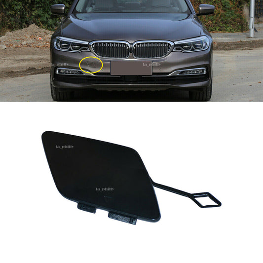 ya 27 6.18 Front Bumper Tow Hook Cover Cap Unpainted for 2018-2020 for BMW 5 Series G38 Luxury