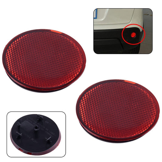 ya 2 7.16 Perfect Fit Red Reflectors for for Nissan For Qashqai For Qashqai+2 Rear Bumper
