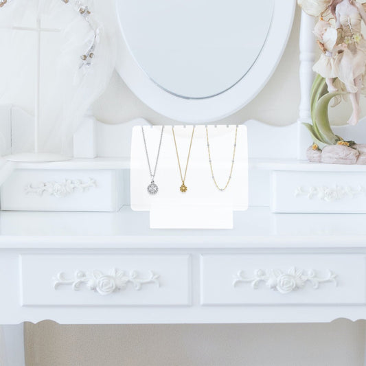 ya 25 Jewelry Organizer Stand Plastic Necklace Hanger Chain Holders for Necklaces