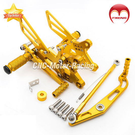 ya 8 5.26 Suitable for Yamaha YZF R6 R6S 2006 - 2016 2017 2018 2019 2020 CNC rear wheel footrest footrest