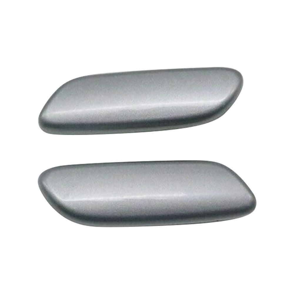 ya 13 Pair For IS250 IS300 IS350 2006-2008 Front Headlight Washer Nozzle Cover Silver
