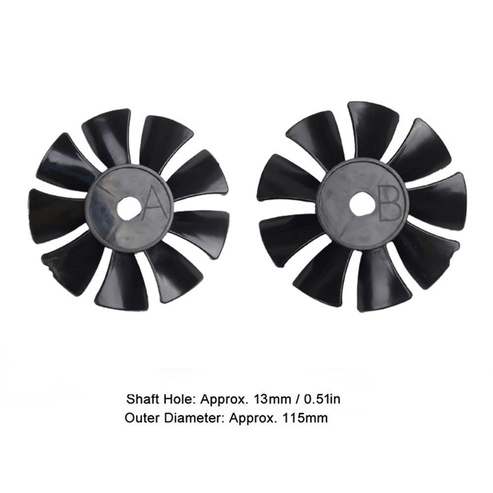 ya 14 Brand New Home Fan Blade Air Compressor Air Pump Motor Black Compact Cooling Fan