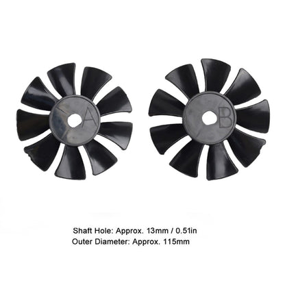 ya 14 Brand New Home Fan Blade Air Compressor Air Pump Motor Black Compact Cooling Fan