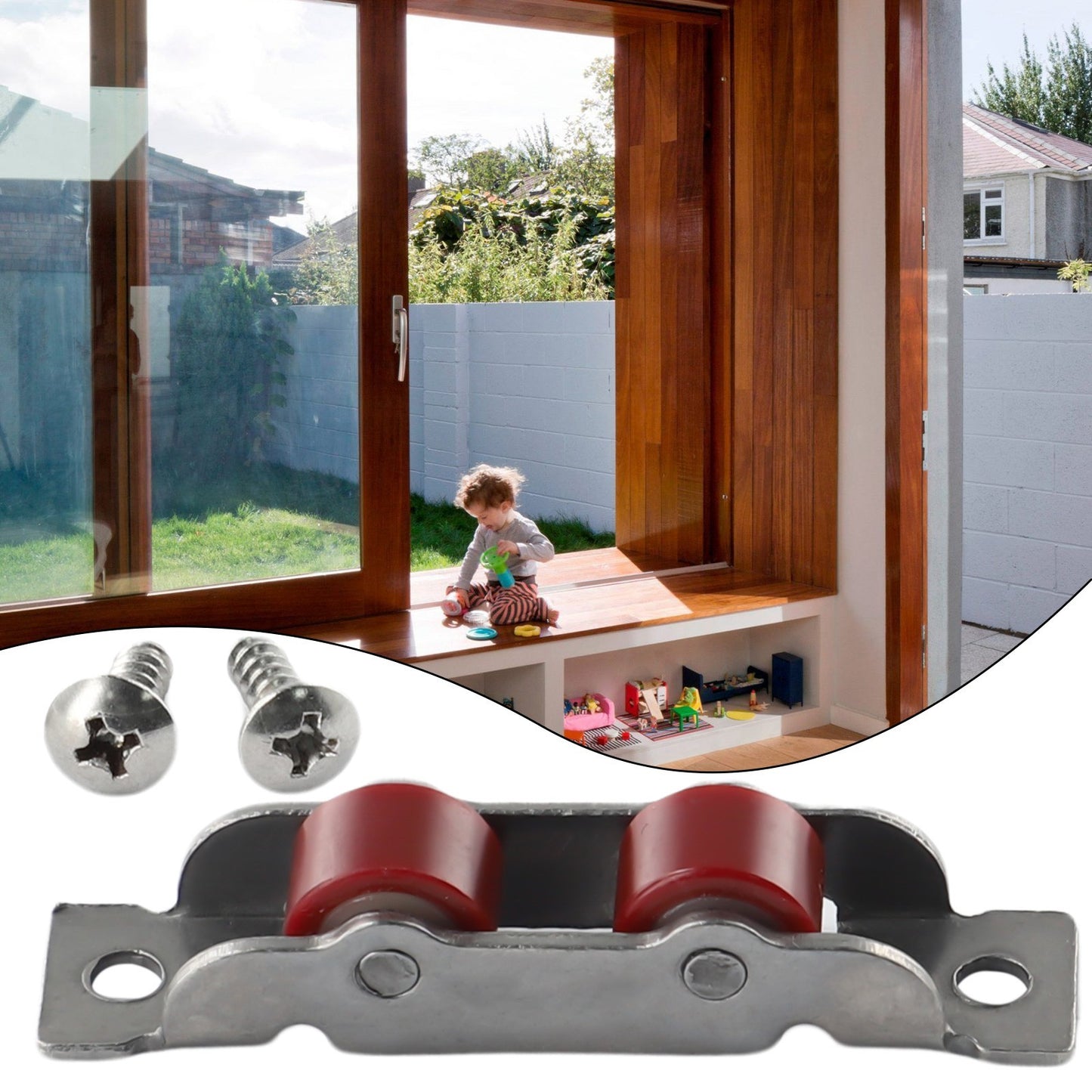 ya 14 Door Hardware Door Sliding Roller Home Garden Pulley Sliding Door Roller