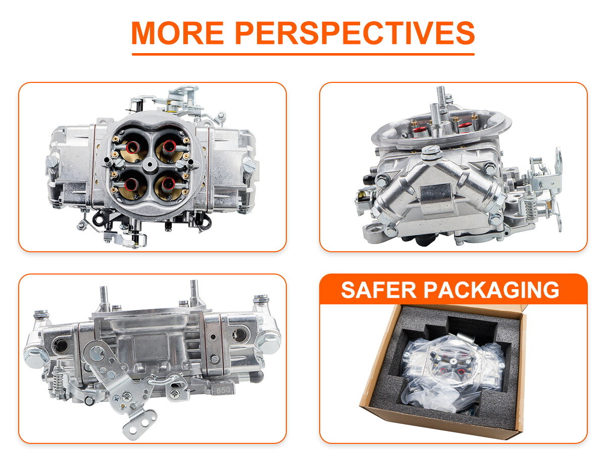 ya 3 6.25.2 Quick Fuel 850 CFM Carburetor 4150 Mechanical BR67201 For Holley Brawler Race