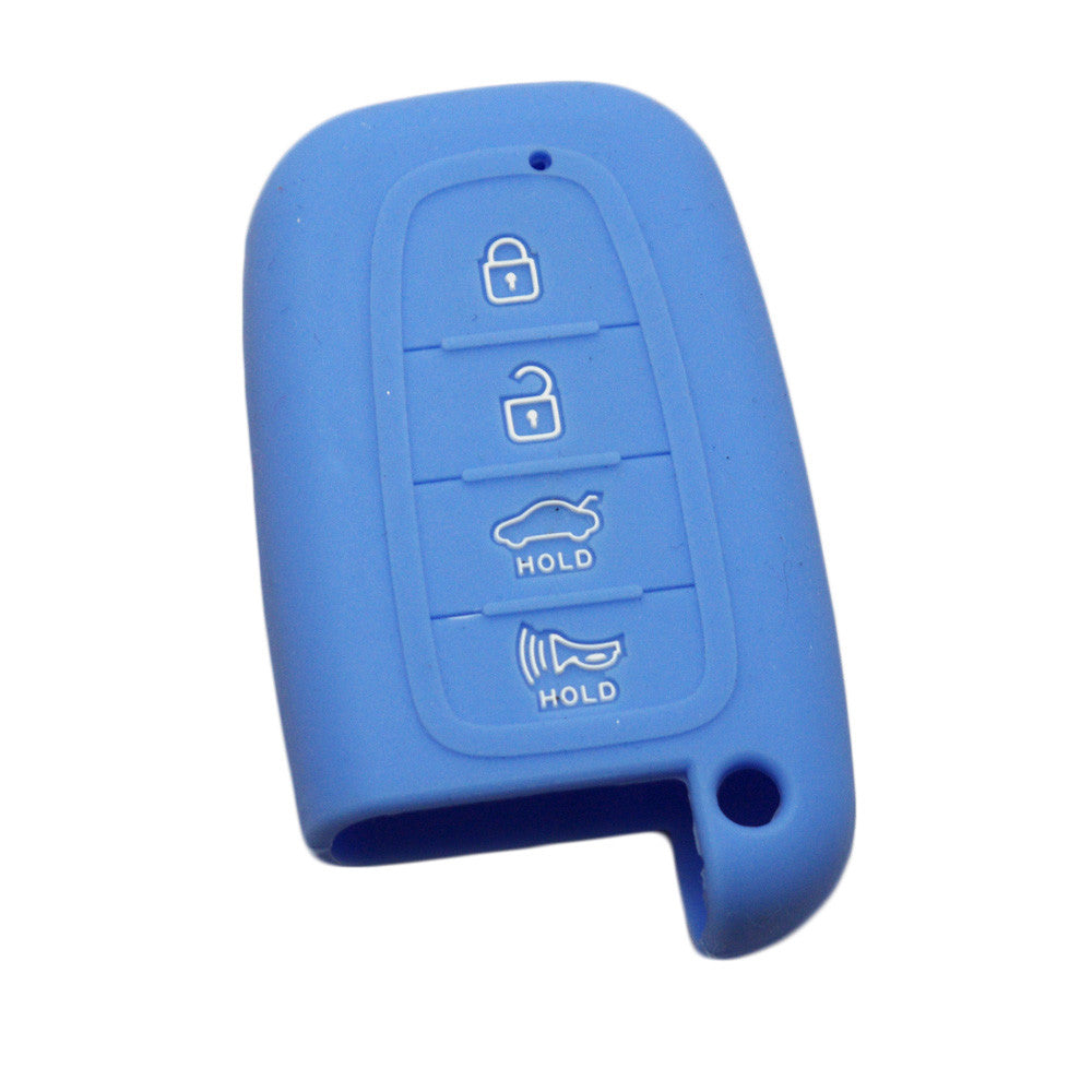 ya 5 8.7 Silicone Key Shell Case Remote Key Cover for HYUNDAI X35 SANTA FE Accent for Elantra
