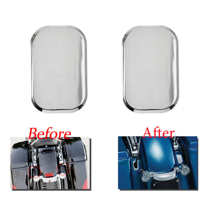 ya 5 8.7 2x Chrome Rear Antenna Hole Plug Filler Cover Fits for Harley Touring 2006-2023