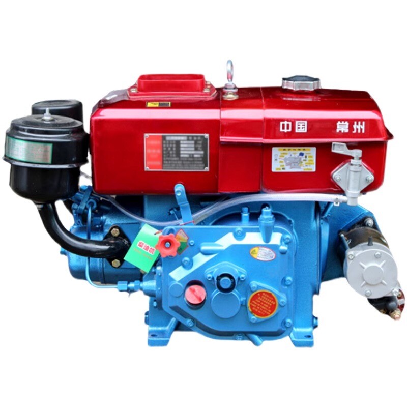 ya 26 8.1 Single-cylinder Diesel Engine 175R Water-cooled 6/8 Hp Engine Electric Startera