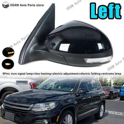 ya 5 8.7 Left rearview mirror cover wing door side mirror assembly suitable for VW for Tiguan 2009 - 17