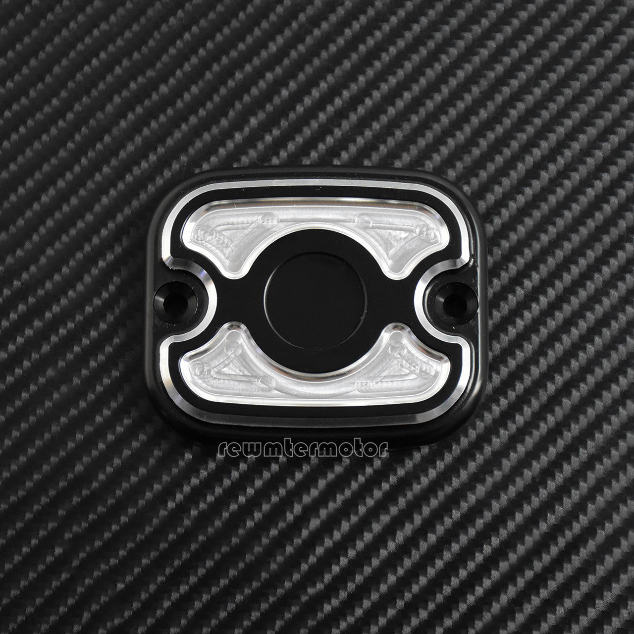 ya 4 6.17.2 Chrome Front Master Cylinder Cover Fit for Harley Dyna 06-17 Softail 06 Touring