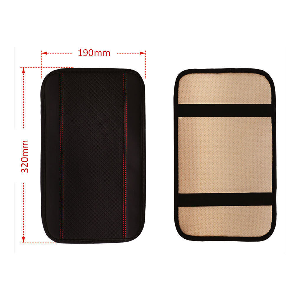 ya 5 8.7 Car Armrest Box Pad Mat Protector Cover PU Embossed Breathable Accessories