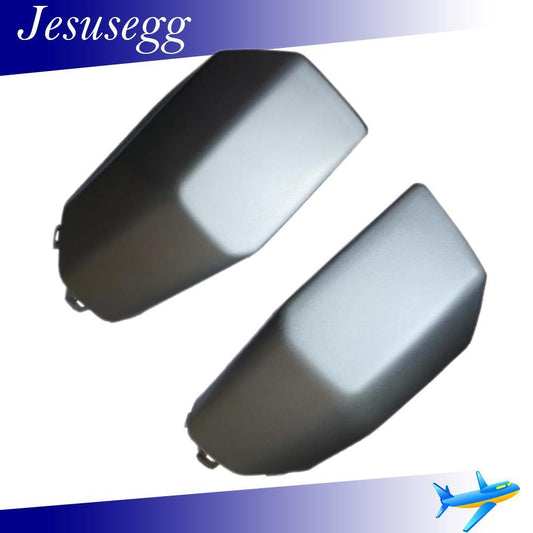 ya 27 6.18 Pack of 2 Front Bumper End Cap Pad Cover for FJ Cruiser 2007-2014 Silver Plastic