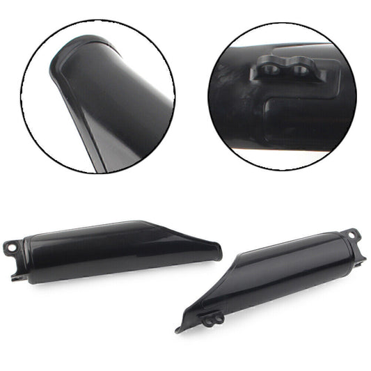 ya 4 6.17.2 2pcs Fork Guards Dust Protector Cover Fit CR125R 250R CRF250R CRF450R Black