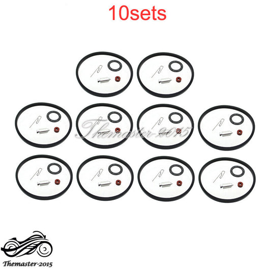 ya 28 10x Carburetor Needle Seat Gasket Repair Kit For Tecumseh 631021 631021A 631021B