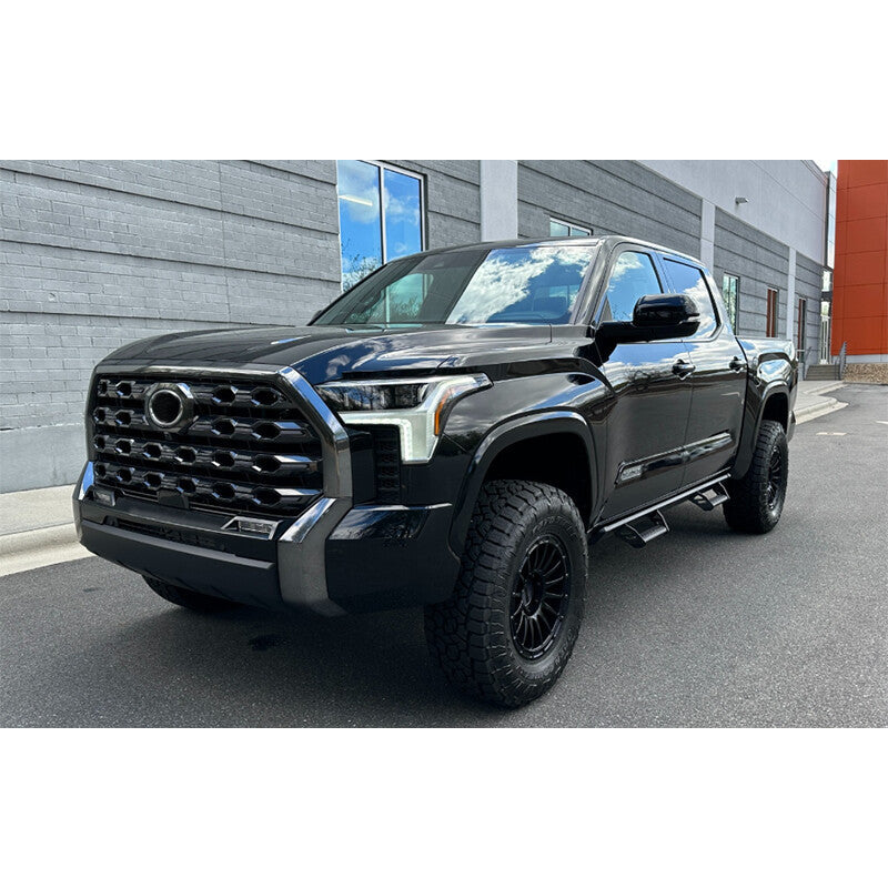 ya 11 10.28 Front Bumper Grille Grill Smoked Chrome Fit For Tundra Platinum 2022-2024 n